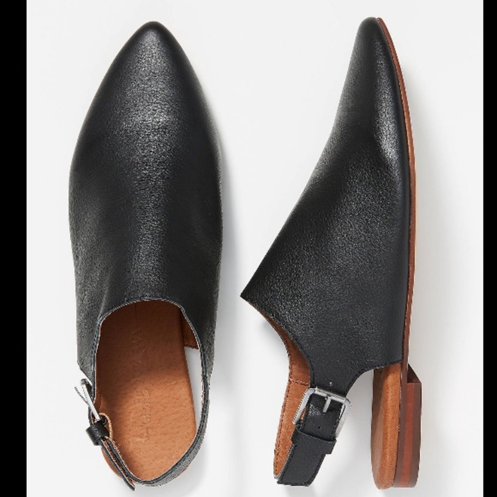 Gee Wawa Leather Slingback Flats